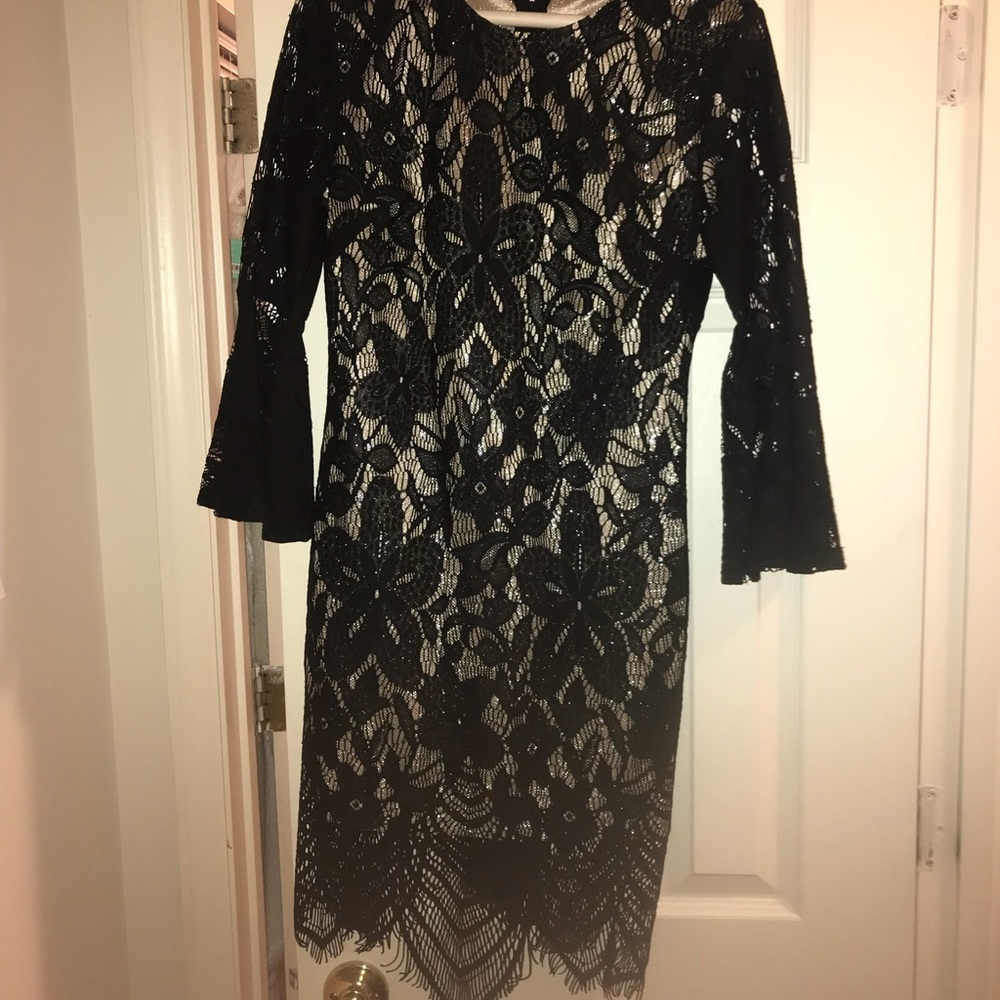 Black / gold dress